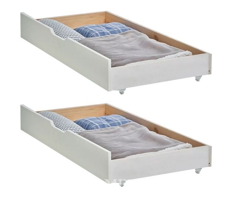 2 больших выдвижных ящика под кровать