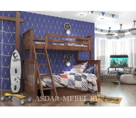 Деревянная детская кровать Пират