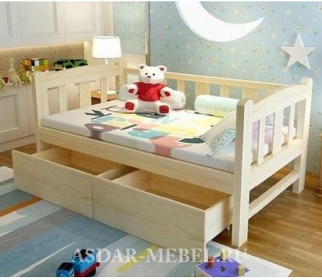 Деревянная детская кровать Соня