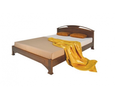 Деревянная кровать для дачи Омега 2