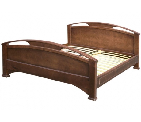 Деревянная кровать на заказ Омега