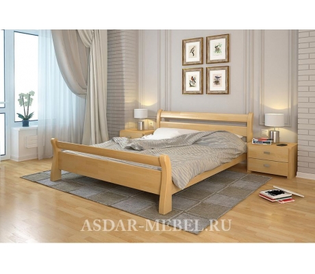 Недорогая деревянная кровать Прага
