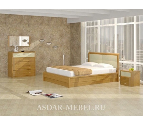 Недорогая деревянная кровать Арикама