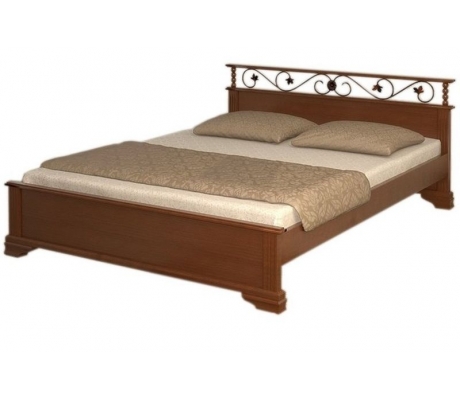Деревянная двуспальная кровать Ева тахта