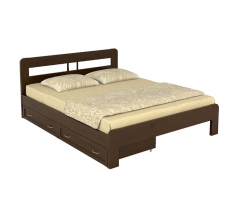 Деревянная двуспальная кровать Икея тахта