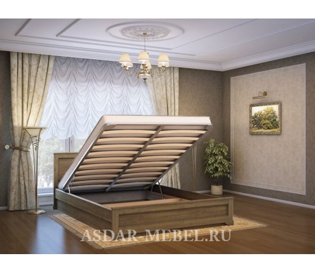 Деревянная кровать для дачи Классика тахта