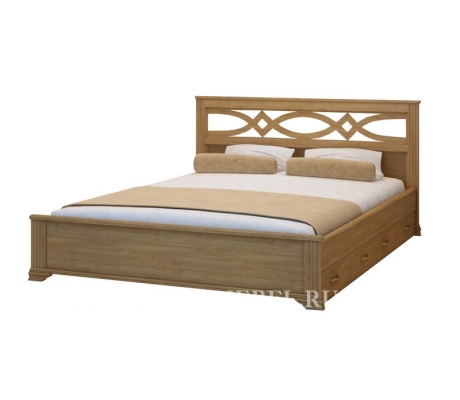 Купить деревянную кровать с ящиками Лира тахта