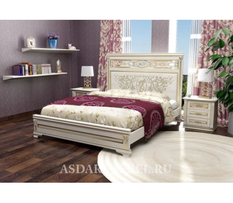Деревянная кровать на заказ Лирона 3 тахта