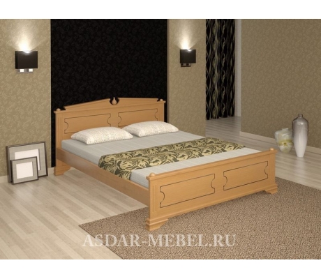 Недорогая деревянная кровать Нефертити