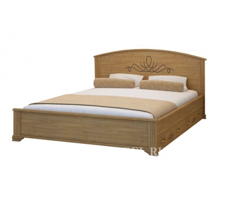 Деревянная двуспальная кровать Нова тахта