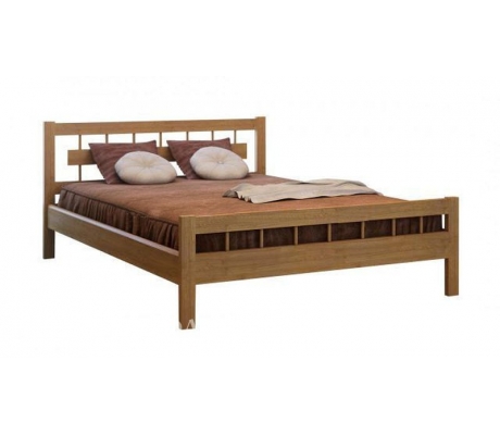 Деревянная кровать для дачи Сакура