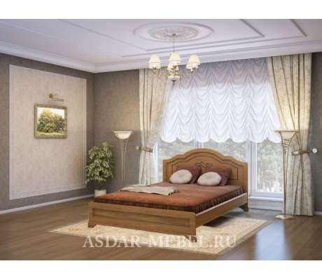 Деревянная кровать для дачи Сатори тахта