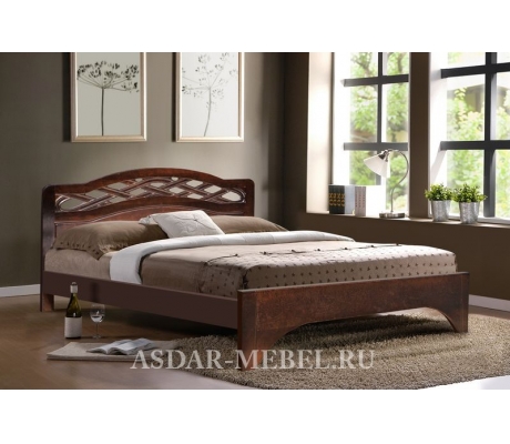 Деревянная двуспальная кровать Сицилия тахта