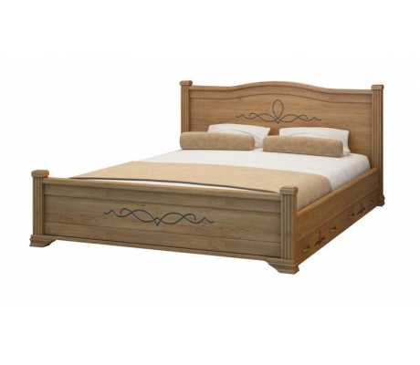 Деревянная кровать на заказ Соната
