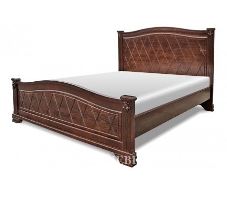 Деревянная двуспальная кровать Станфилд