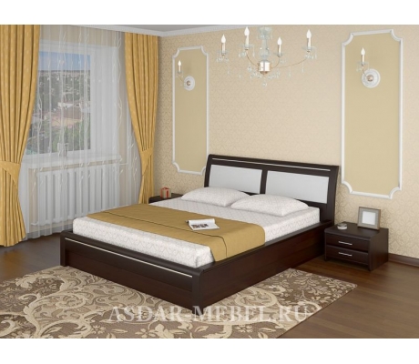 Деревянная двуспальная кровать Стиль 6А тахта
