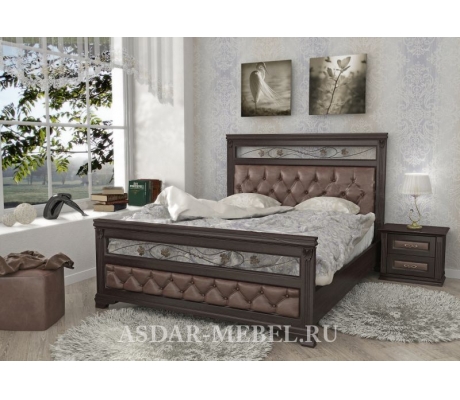 Деревянная кровать на заказ Виттория