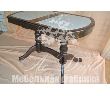 Обеденный стол из березы Илья кермогранит