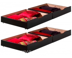 4 малых выдвижных ящика под кровать