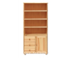 Деревянный книжный шкаф Витязь 109