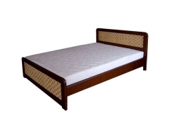 Деревянная кровать для дачи Классика ткань