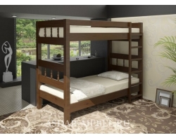 Деревянная двухъярусная кровать Эра