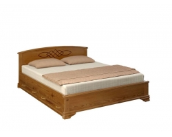Деревянная двуспальная кровать Гера тахта