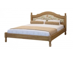 Недорогая деревянная кровать Герцог тахта со вставкой