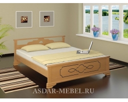 Недорогая деревянная кровать Ирида