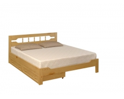 Деревянная двуспальная кровать Крокус тахта