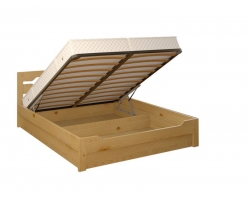 Деревянная кровать с подъемным механизмом Крокус тахта