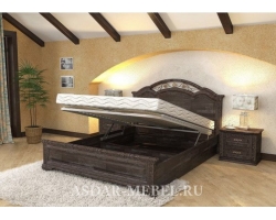 Деревянная кровать на заказ Лаура