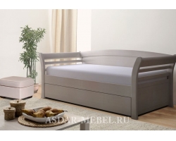 Недорогая деревянная кровать Милана