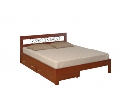 Купить деревянную кровать с ящиками Рио тахта