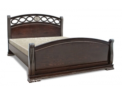 Деревянная двуспальная кровать Спарта