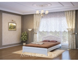 Деревянная двуспальная кровать Таката тахта