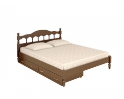 Купить деревянную кровать с ящиками Точенка тахта