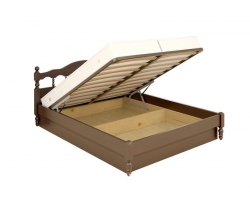 Деревянная двуспальная кровать Точенка тахта