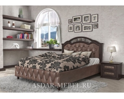 Деревянная кровать для дачи Венеция тахта 2