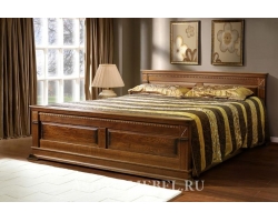 Деревянная двуспальная кровать Верди