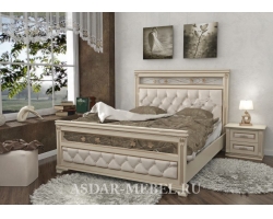 Деревянная двуспальная кровать Виттория